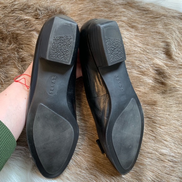 SELBY shoes natural leather with bow gold details - Picture 4 of 5